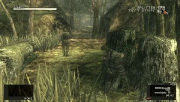 Metal Gear Solid 3 - Subsistence screen shot game playing